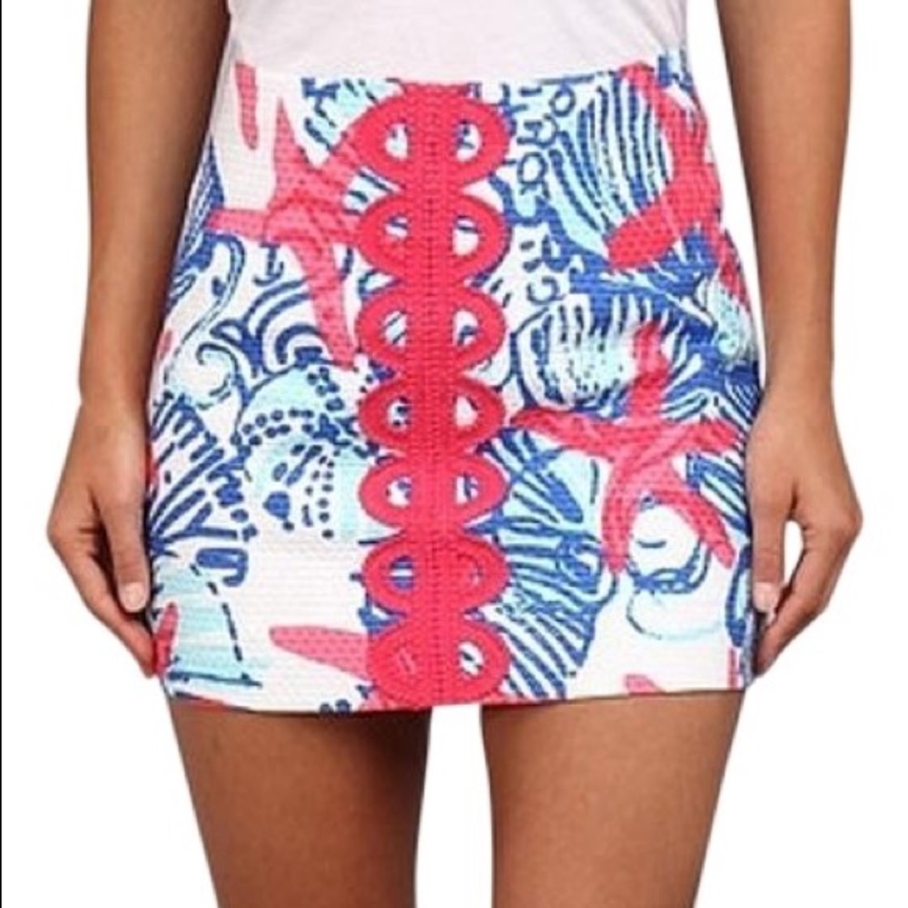 NWOT LILLY PULITZER STARFISH SKIRT